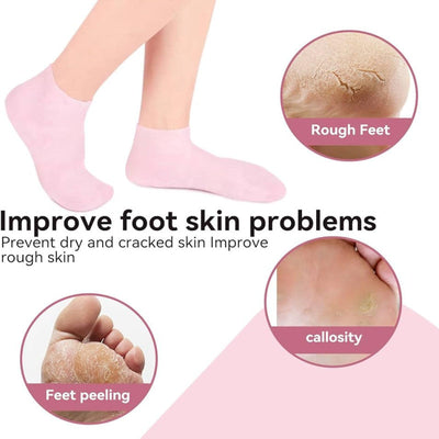 Silicone Moisturizing Gel Socks