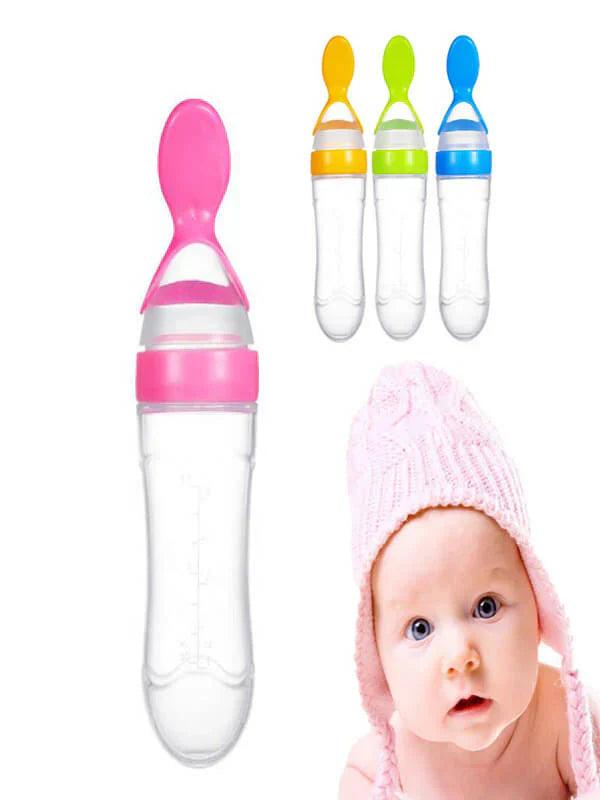 Baby Spoon Feeder + FREE Fruit Pacifier – Easy Feeding Solution