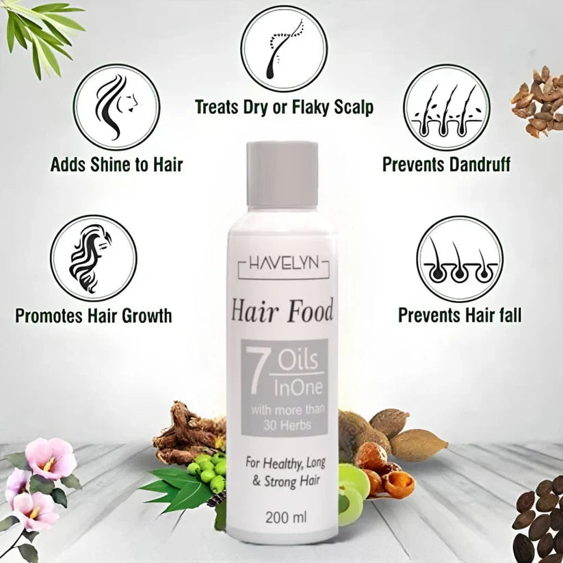 HAIR FOOD OIL – SAY GOODBYE TO HAIR FALL, GROW FASTER! BUY 1 GET 1 FREE! With Free Hair Oil Applicator