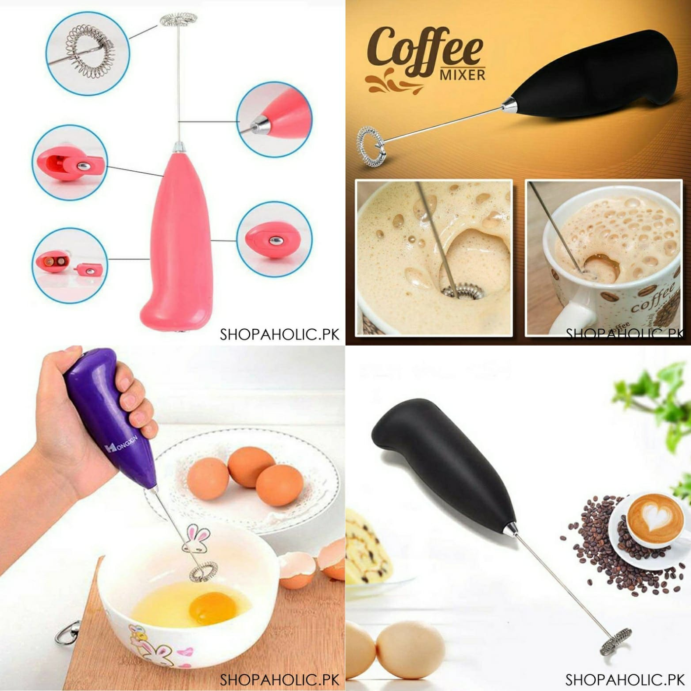 Electric Mini Whisk Mixer Foamer