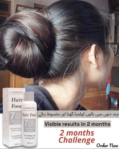 HAIR FOOD OIL – SAY GOODBYE TO HAIR FALL, GROW FASTER! BUY 1 GET 1 FREE! With Free Hair Oil Applicator